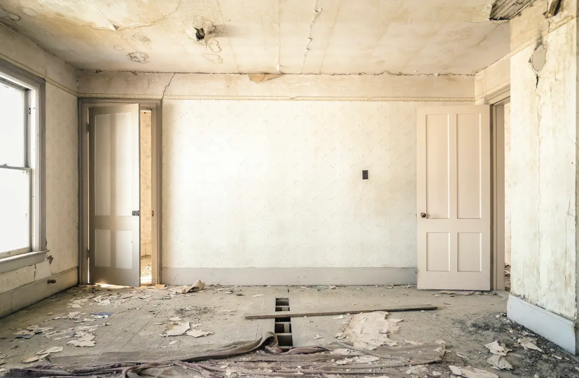 Waste disposal crew managing a cleanout project in Fort Ann